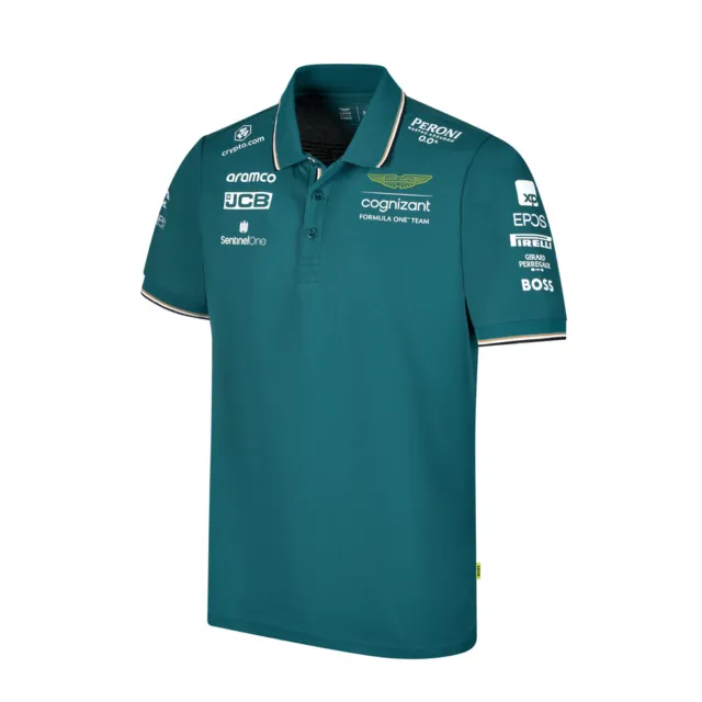 2023 Aston Martin Racing F1 Polo Shirt Formula One | S M L XL XXL XXXL