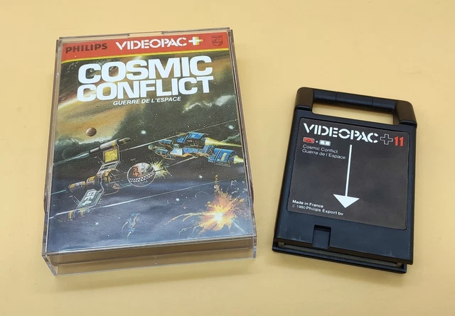 Philips Videopac N°11 Cosmic Conflict / Guerre De L'espace - Version PAL - Bon état