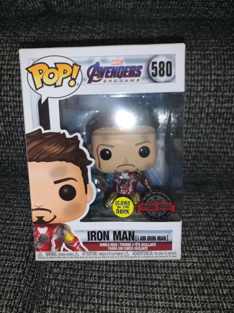 Funko Pop Marvel Iron Man 580 (I AM IRON MAN) Avengers Endgame Vinyl Figur