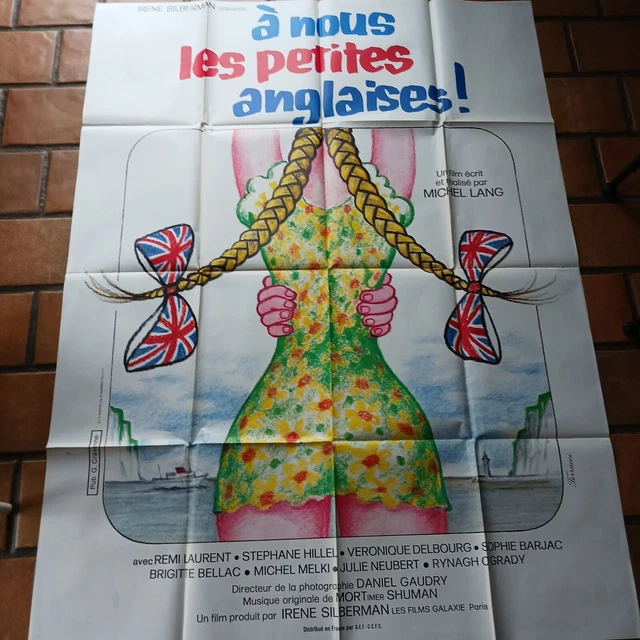 A NOUS LES PETITES ANGLAISES Poster Affiche de cinéma  1976  M.LANG 119 x 160 cm