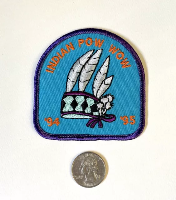⭐️INDIAN POW WOW PATCH ‘94 ‘95 NEW. Vintage