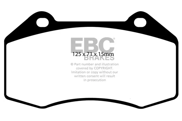 EBC Bluestuff Front Brake Pad for Renault Megane MK2 Hatch 2.0T RS 225HP 2004>06