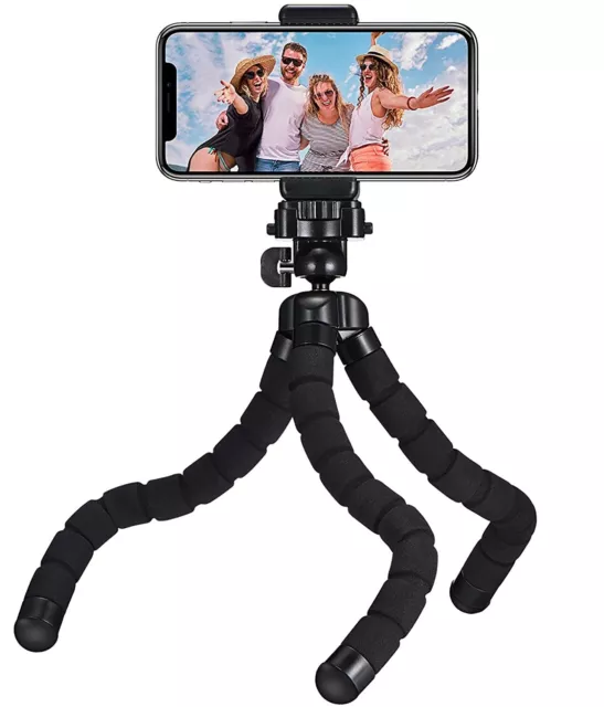 Treppiede Flessibile Per Smartphone E Fotocamera Supporto Cavalletto Mini Tripod