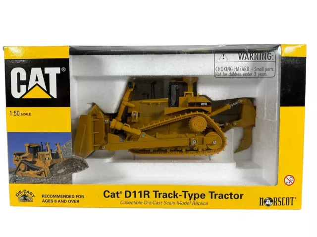 NEW Norscot Caterpillar D11R Track-Type Tractor Dozer 1:50 Scale Die Cast Model§
