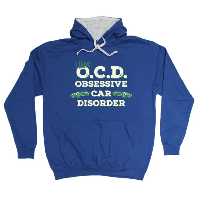 OCD Obsessive Car Disorder HOODIE hoody Cars Petrol Head Funny birthday gift