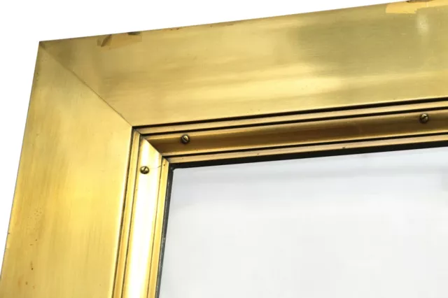 Vintage 1 Lite Brass Commercial Entry Door 89.5 x 35.75 2
