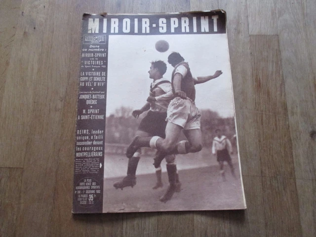 Le miroir des sports 01/06/1959 le tour de ancce avec sa carte, louis