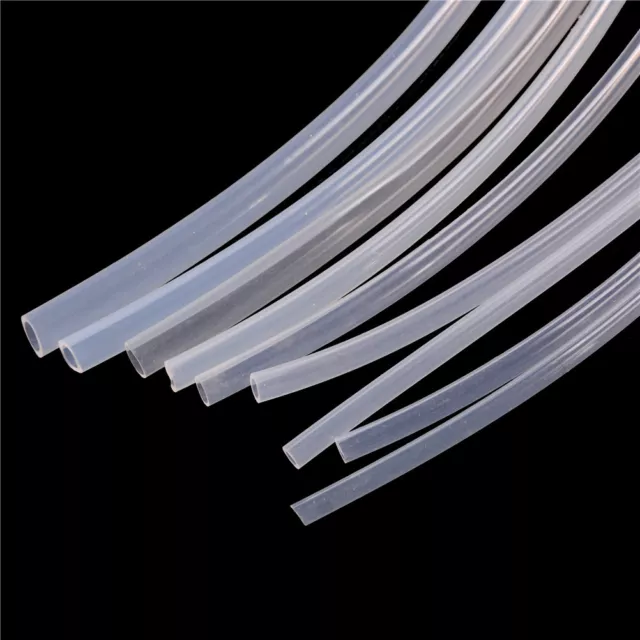 1M Food Grade Clear Translucent Silicone Tube Non-toxic Beer Milk Soft RubO'ID 2
