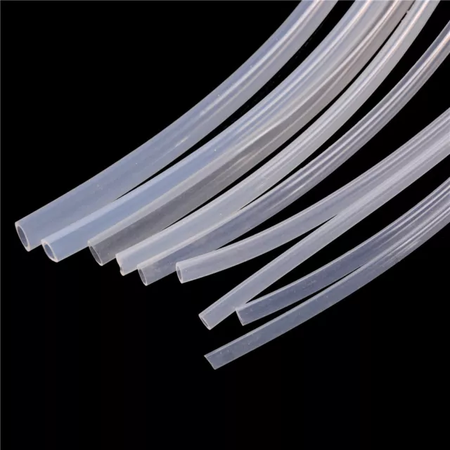 1m Clear Food Silicone Translucent Tube Beer Water Air Pump Hose Pipe Rubber 2