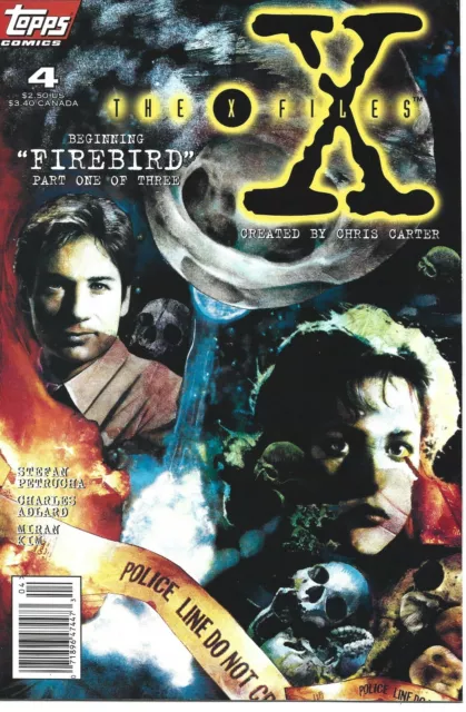 The X-Files #4 Topps Comics 1995 Bagged And Boarded
