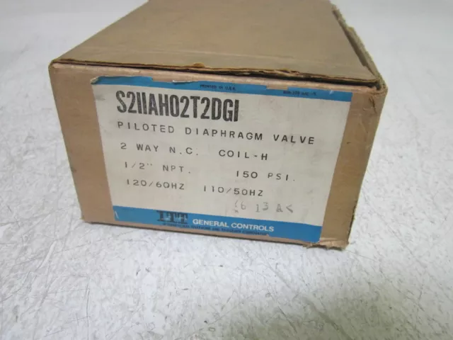 Itt S211Ah02T2Dg1 Piloted Diagram Valve *New In Box*