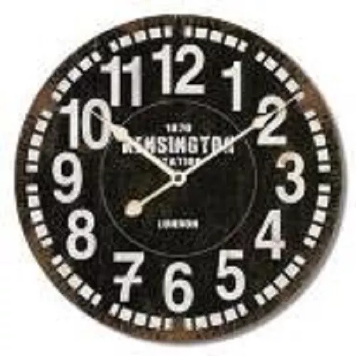 Extra, Extra Large Retro Shabby Chic Wall Clock. 58cm Diameter (22" +) 1A089