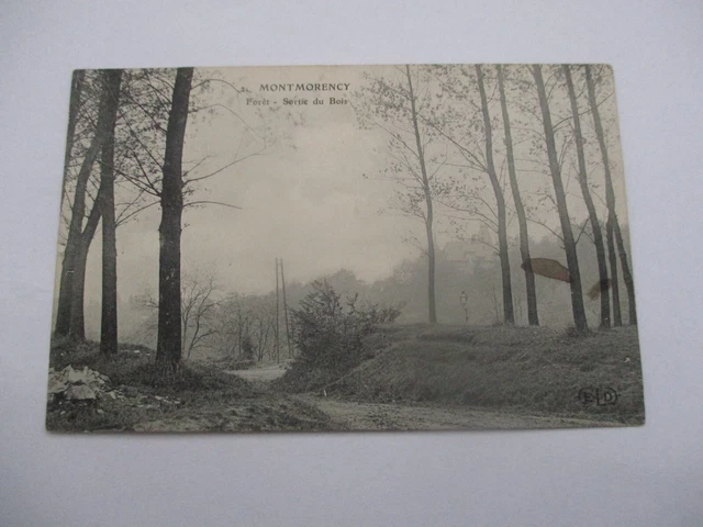 Cpa Val D'oise 95 Montmorency Foret Sortie Du Bois