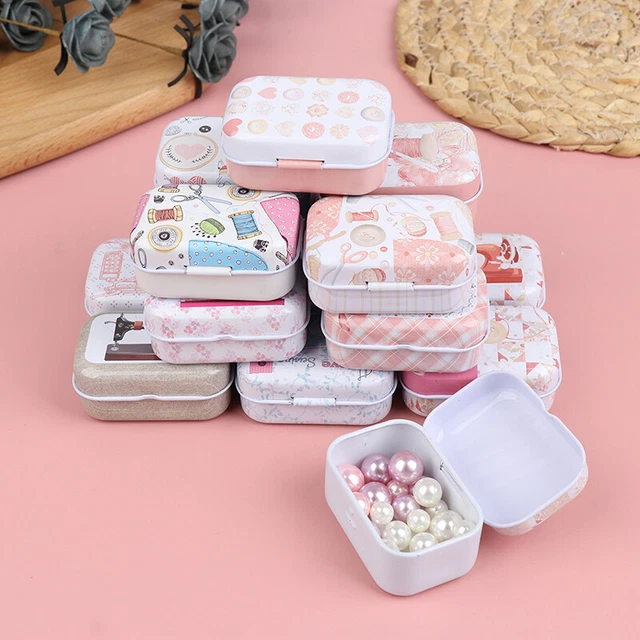 Mini Tin Box Sealed Jar Packing Jewelry Candy Small Storage Cans Coin GiftB*xd
