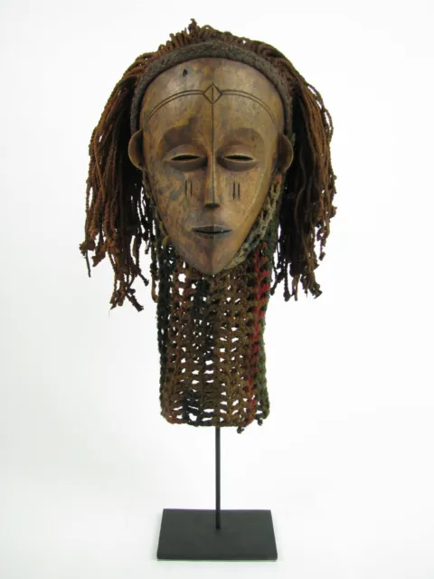 GothamGallery Fine African Tribal  Art - DRC Zaire Chokwe PWO Mask - K
