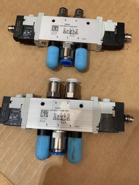 3 x   Festo 	Solenoid valve VUVG-L14-B52-T-G18-1P3 566500