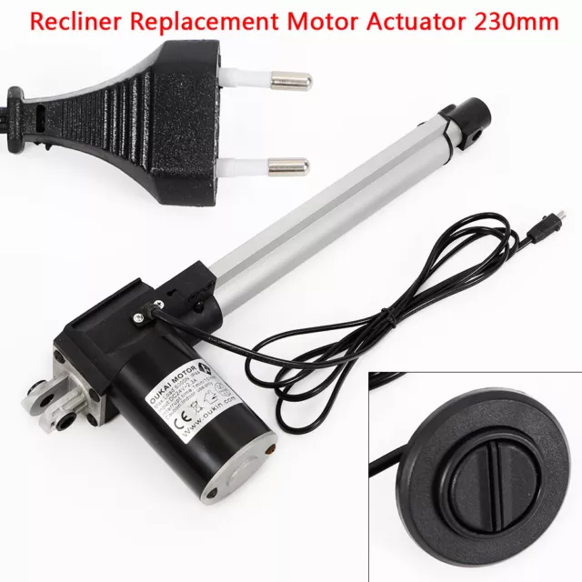 6000N 230 mm actuador lineal DC 24V accionamiento lineal motor lineal eléctrico