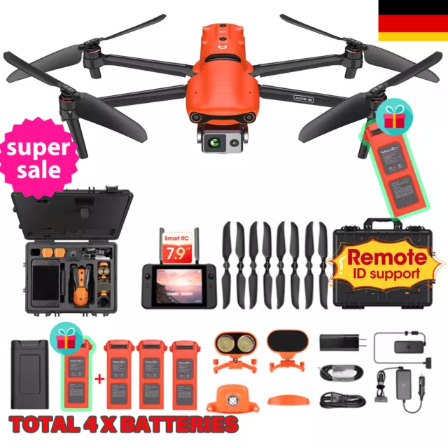 ✅4 xBatterien Autel EVO 2 Dual 640T Enterprise Drone V3 3D Obstacle 8K Avoidance