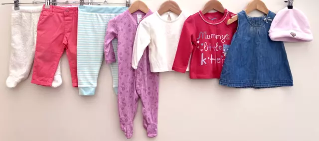 Baby Girls Bundle Of Clothing Age 3-6 Months Zara Gap H&M