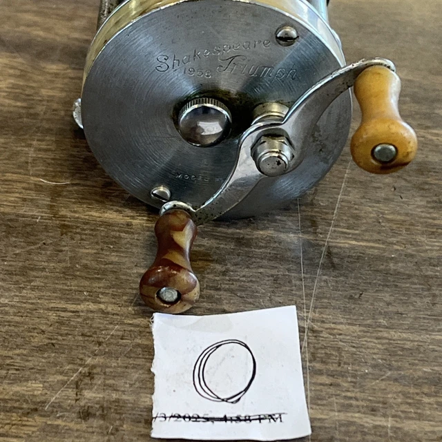 VINTAGE SHAKESPEARE 1958 Triumph Model GE Level Wind Bait Cast Reel Made in USA $21.39 - PicClick CA VINTAGE SHAKESPEARE 1958 Triumph Model GE Level Wind Bait Cast Reel Made in USA $21.39 - PicClick CA