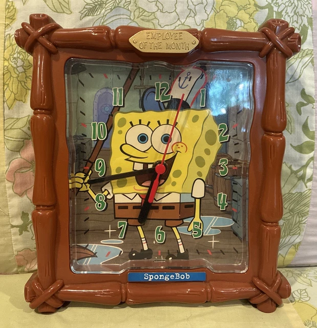 SPONGEBOB SQUAREPANTS Employee of the Month Wall Clock $9.40 SPONGEBOB SQUAREPANTS Employee of the Month Wall Clock $9.40