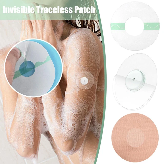 10Pcs Oval Freestyle Libre Sensor Adhesive Patches/Stickers Set Breathable U5O0