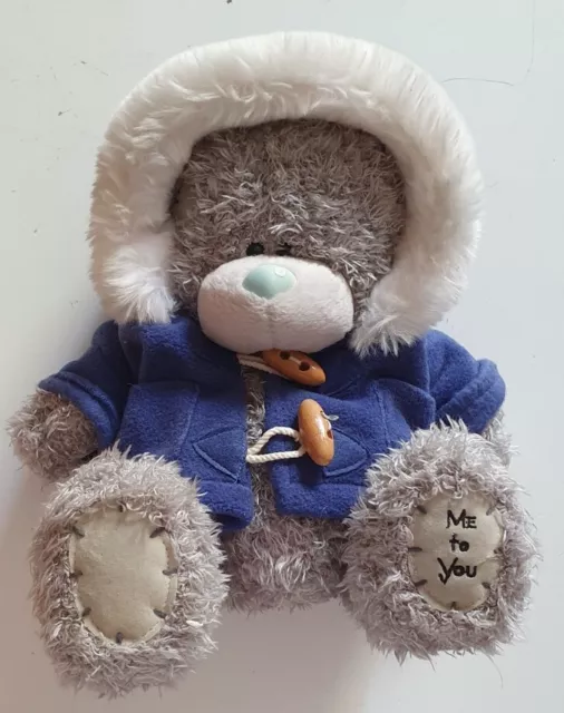 orig. Tatty Teddy Me to You, "blaue Winterjacke" 20 cm sitzend