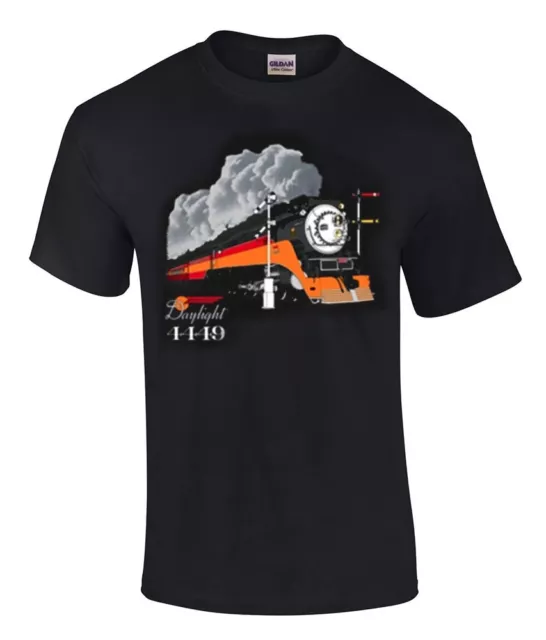 Southern Pacific SP Daylight 4449 Authentic Railroad T-Shirt Tee Shirt [4449]