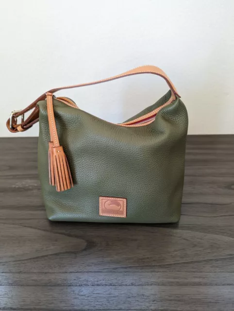 DOONEY & BOURKE Pebble Grain Paige Sac (Olive) - Includes Dust Bag NWT ...