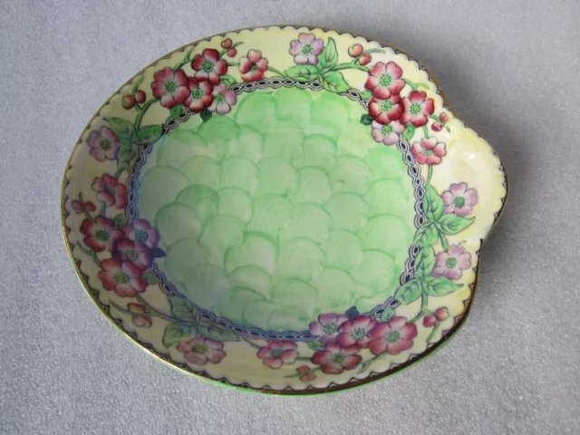 Rare Antique Maling Pottery Newcastle On Tyne England May-Bloom Serving Dish