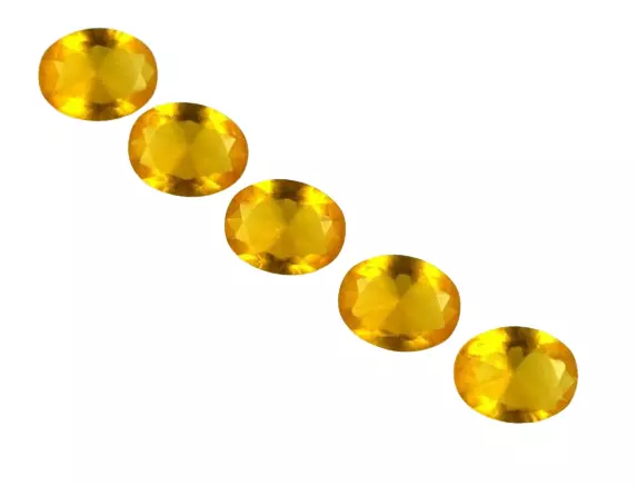 Season End Sale Natural Yellow Sapphire Lot 80Ct Certified Oval Cut Gems LOT DKH