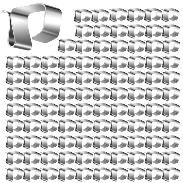 Ganci A S Zincati 3/16" | Confezione Da 100 Pezzi | Ideali Per Officina E Fai Da Te