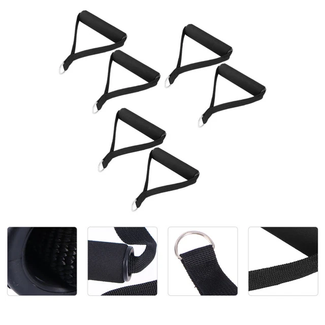 Fasce di resistenza per esercizi, fasce elastiche di resistenza per esercizi di fisioterapia, kit di avviamento yoga con fasce elastiche per allungare le gambe, elastici per pilates, allenamento in