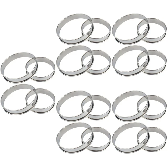 20 piezas anillo de pastel de embudo cortador redondo electrodomésticos herramientas