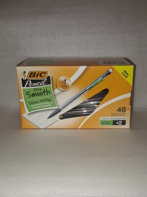 BIC Xtra Smooth Mechanical Pencil, Medium Point (0.7mm), 48 Count