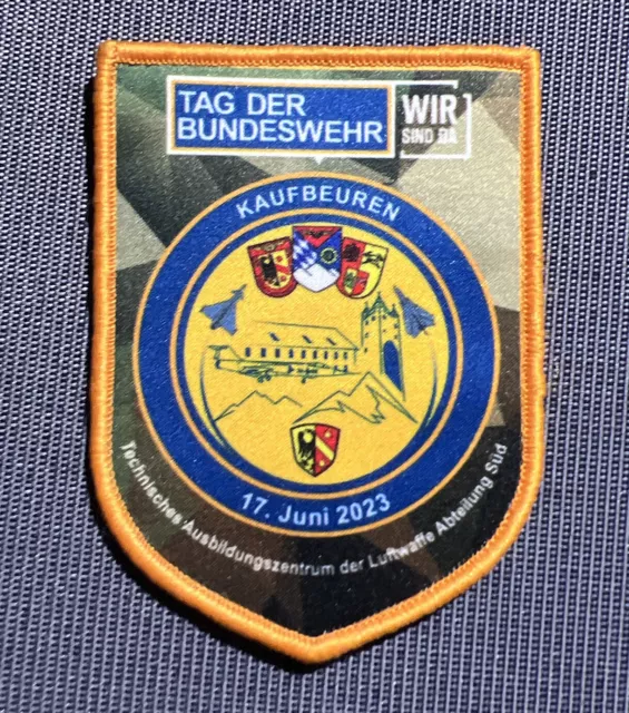 Eurofighter Tornado F-104 Luftwaffe PATCH Aufnäher Bundeswehr Kaufbeuren Klett