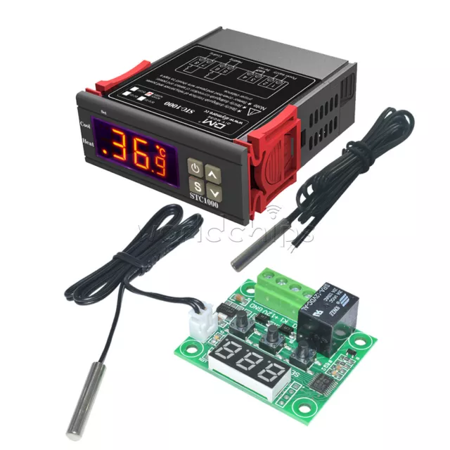 DIY Digital STC-1000 All-Purpose Temperature Controller Thermostat With Sensor