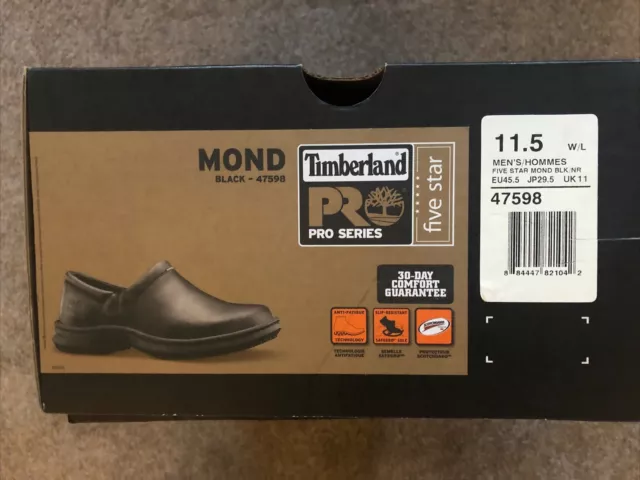 Timberland Pro Five Star 47598 Men's shoes Black, Size 11.5W.   Never Worn.