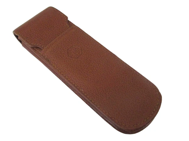 Étui Cuir Waterman Pour Stylos - Trois Places, Haute Qualité, Modèle P471, Occasion