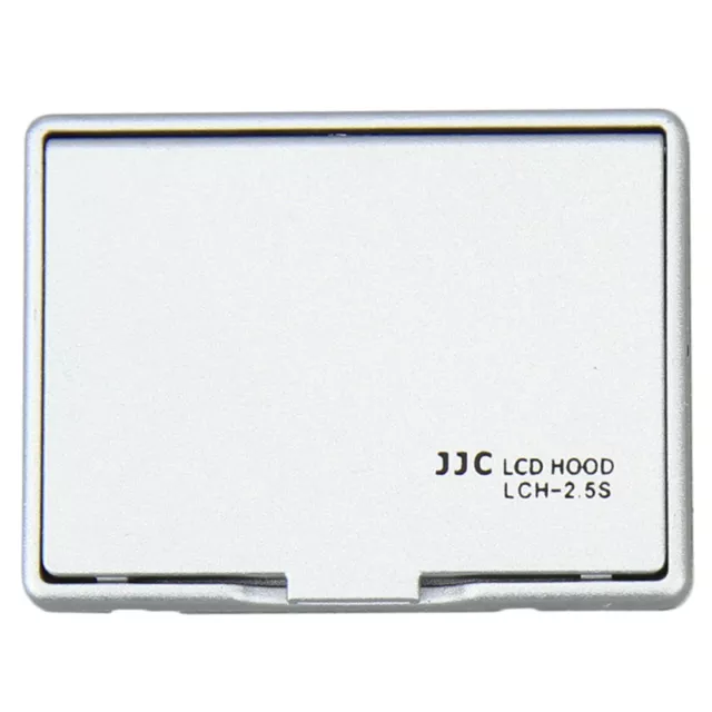 Campana LCD universal JJC plateada LCH-2.5S 2.5 para cámara de pantalla LCD de 2.5 pulgadas 2