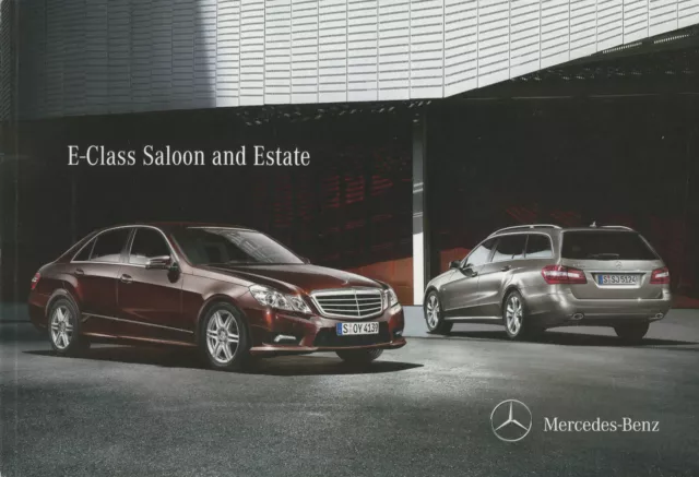 Car Brochure: Mercedes-Benz E-Class Saloon And Estate - December 2010