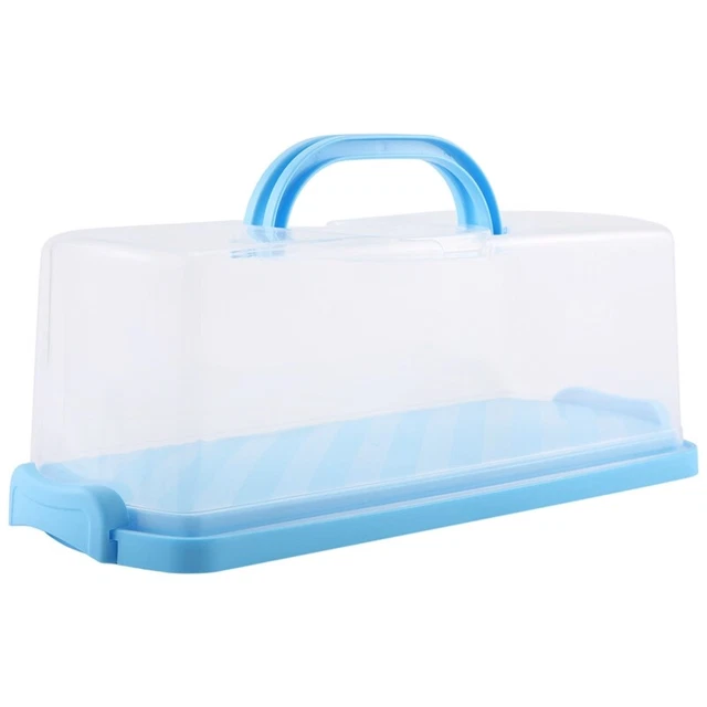 Boîte à Biscuits Rétro En Métal Style Radio Portable - 22x6x17 Cm, 1,5 L, Design Bleu/marron Effet Bois