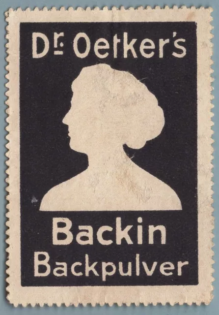 ES1961 Poster stamps advertising: Dr Oetker's Backin Backpulver