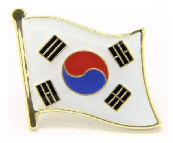 Du Sud Corée Coréen Drapeau Pays Broche Revers Cravate Tack Lds Missionnaire