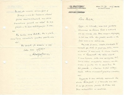 AUTOGRAFO Norme circolazione autocarri Giuseppe BRUNI 1929 ROMA Lettera on 