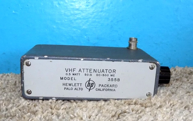 HP Hewlett Packard 355B VHF Attenuator DC-500MHz 0.5W 50Ω Free Shipping