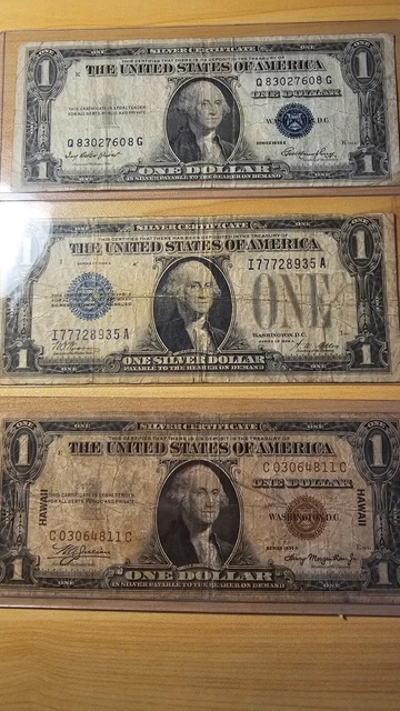 1935 A $1 One Dollar Hawaii Emergency Issue Silver Certificate Note Fr#2300