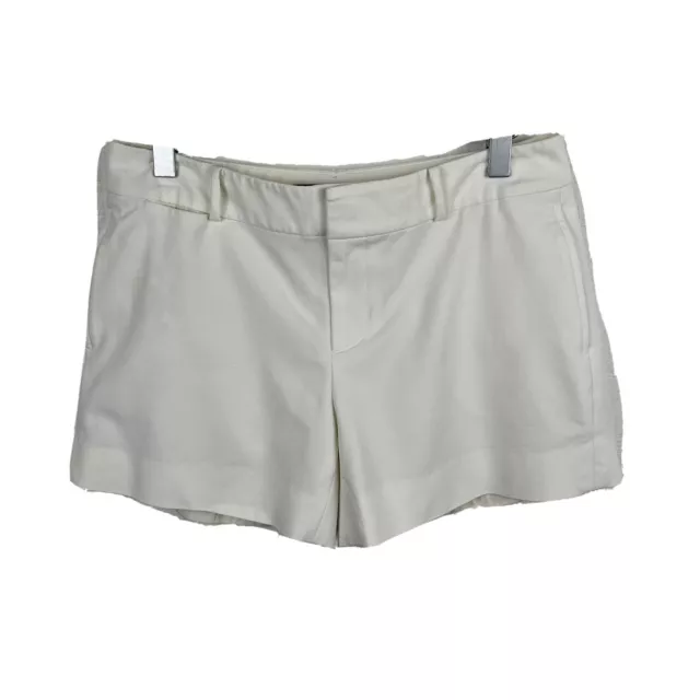 Ralph Lauren Black Label Shorts 4 Womens White Chino Preppy Classic Made In USA