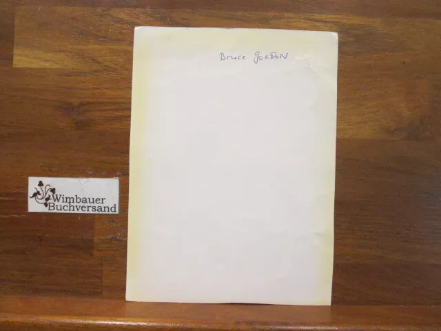 Original Autograph Bruce Gordon american actor (1916-2011) // Autogramm Autograp 2