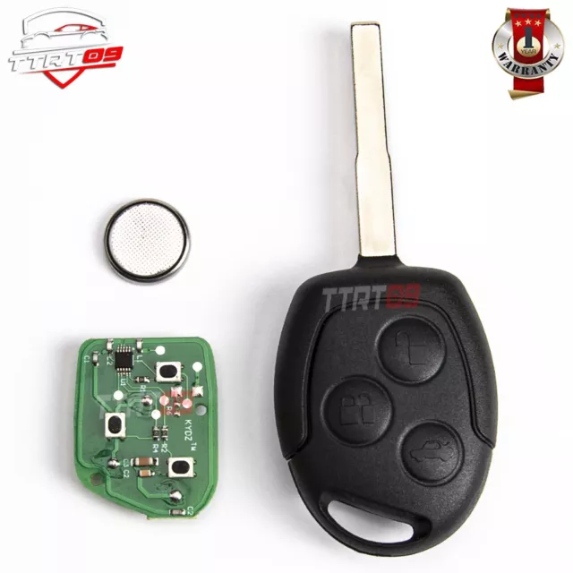 TELECOMMANDE POUR FORD FOCUS GALAXY CMAX MONDEO FIESTA KA TRANSIT ID63 433Mhz